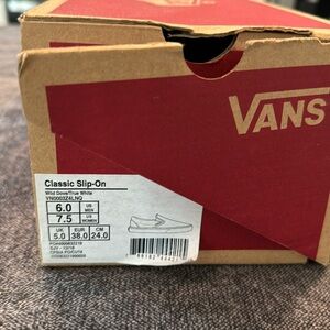 New Vans shoes.